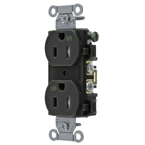 Tomada elétrica para píer - BR15BLKWRTR - Hubbell Marine Electrical Products - fêmea