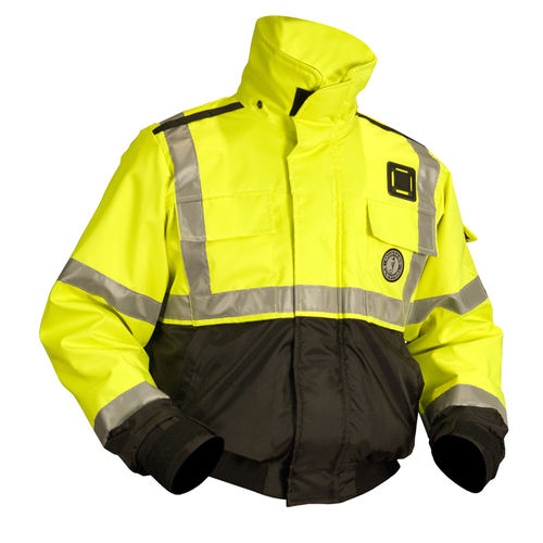 Jaqueta para uso profissional - MJ6214 T3 - Mustang Survival - flutuante / com forro em polar (fleece) / de mangas longas