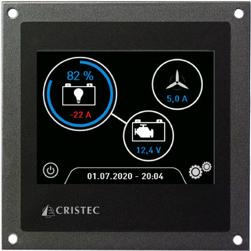 Sistema de gerenciamento de bateria para barco - BAT-MON-3.5-3 - CRISTEC - para iate / para navio