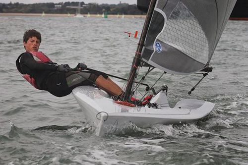 Barco de vela ligeira individual - D-Zero - Devoti Sailing - single skiff / de regata / catboat