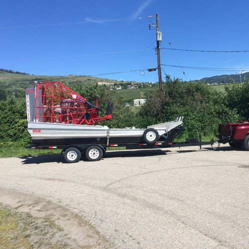 Aerobarco para uso particular - 18 x 8 - Canadian Airboats - de busca e salvamento