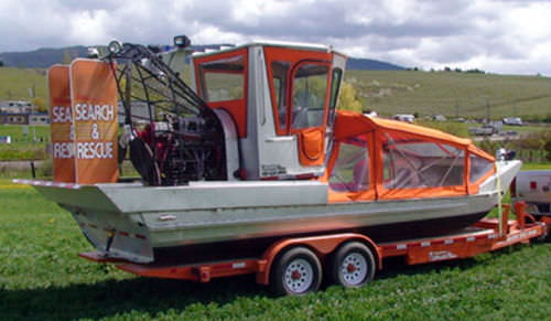 Aerobarco da linha comercial - 19.5X8.5 ENCLOSED - Canadian Airboats - de busca e salvamento