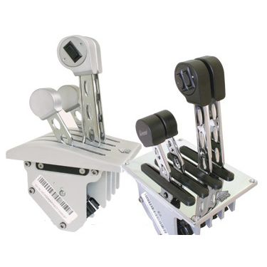 Manete de comando para motor - DTS Series - Livorsi Marine - mecânico / com múltiplas alavancas / para barco