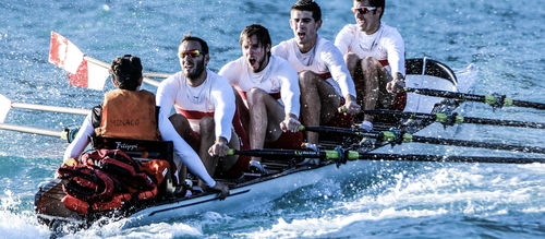 Barco de remo de regata - F82 - Filippi - four skiff / com timoneiro