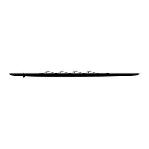 Barco de remo de regata - HAMMERHEAD 4+  - Hudson - quatro de palamenta simples / com timoneiro