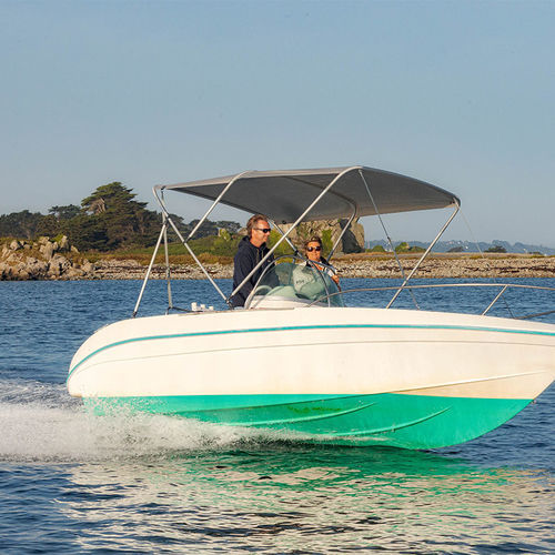 Capota para barco - Bi Summertop - NVequipment - para cockpit / com estrutura de alumínio / em acrílico
