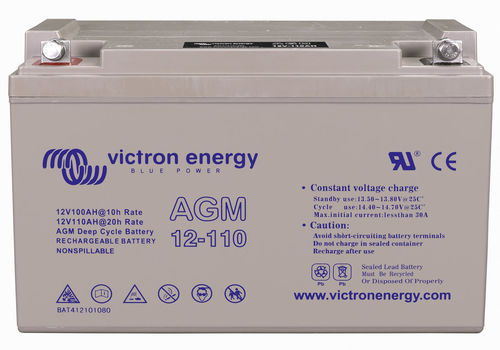 Bateria náutica - VRLA  - Victron Energy - 12 V / AGM / de gel