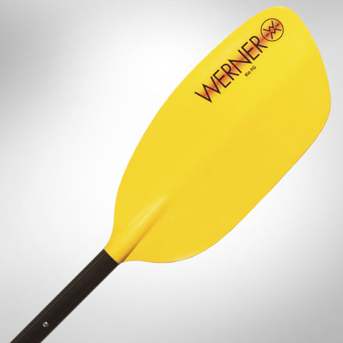Pagaia para caiaque - RIO FG - Werner Paddles - para águas brancas / assimétrica / dupla