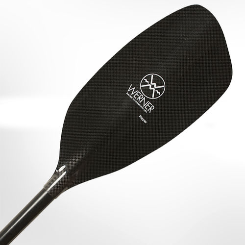 Pagaia para caiaque - PLAYER CARBON - Werner Paddles - para águas brancas / assimétrica / dupla