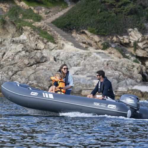Barco inflável com motor de popa - YAM 420S - Yamaha Motor Europe - Marine - esportivo / rápido / máx. 4 pessoas