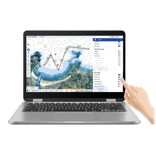 Software de navegação - TZ Navigator v3 - MaxSea International - de metereologia / AIS / náutico