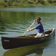 Canoa canadense - 500 - Gatz Kanus - de 4 lugares / para adulto / preta