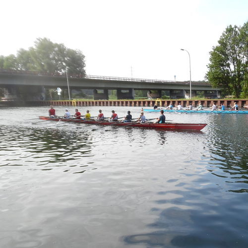 Barco de remo de regata - C8x+8+ Kombi - Baumgarten Bootsbau - de turismo / de lazer / oito de palamenta simples