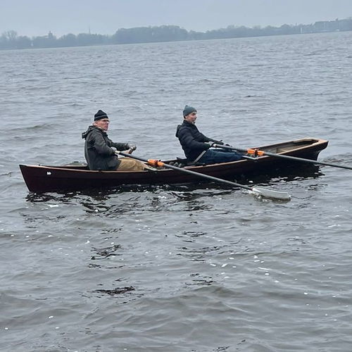 Barco de remo clássico - Eko Trainer 2x - Baumgarten Bootsbau - de turismo / de lazer / double skiff