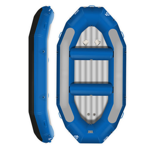 Bote de rafting de 6 lugares - RAPTOR 340 BLEU  - AQUADESIGN - para águas brancas
