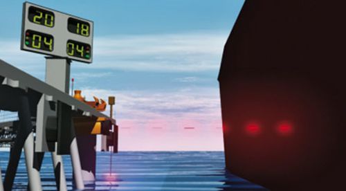 Sistema de atracação automática para navio - SmartDock® Laser - Trelleborg Marine and Infrastructure - para terminal portuário