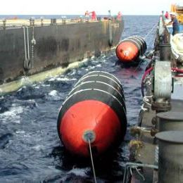 Defensa para porto - Pneumatic fenders - Trelleborg Marine and Infrastructure - para cais / cilíndrica / inflável