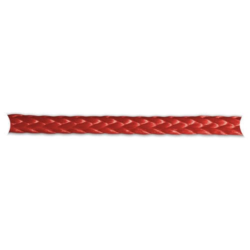 Cabo náutico multiusos - 12-STRAND - English Braids - com trançado duplo / alma em poliéster / vermelho