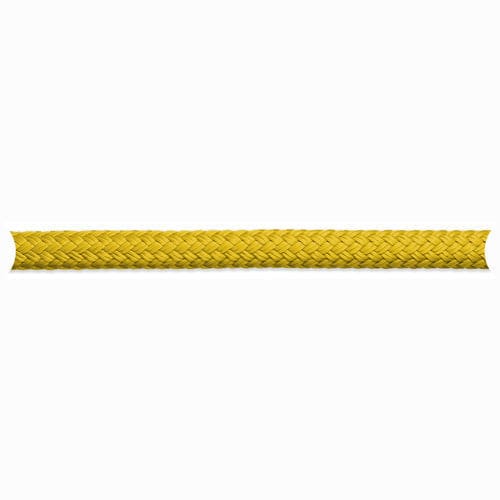 Cabo náutico multiusos - RIG-TEX 24 - English Braids - com trançado duplo / alma em poliéster / amarelo