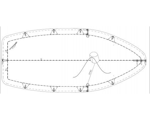 Capa de proteção para barco de vela ligeira - 20227PVC - NENUPHAR - em PVC / 420