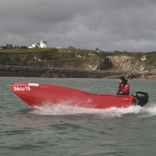 Barco profissional barco salva-vidas - Sécu 15 - FunYak - com motor de popa / semirrígido