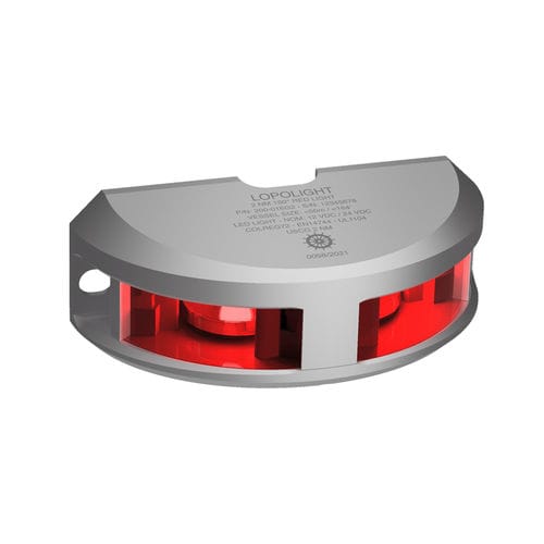 Luz de navegação para iate - 300-116G2 - Lopolight - de LED / vermelha / horizontal