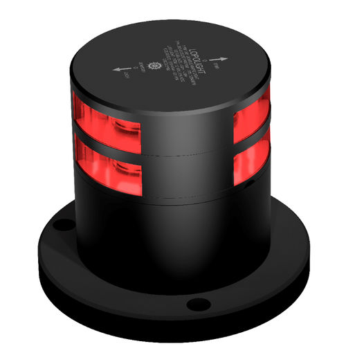 Luz de navegação para navio - 300-114G2ST-PRO - Lopolight - de LED / vermelha / horizontal
