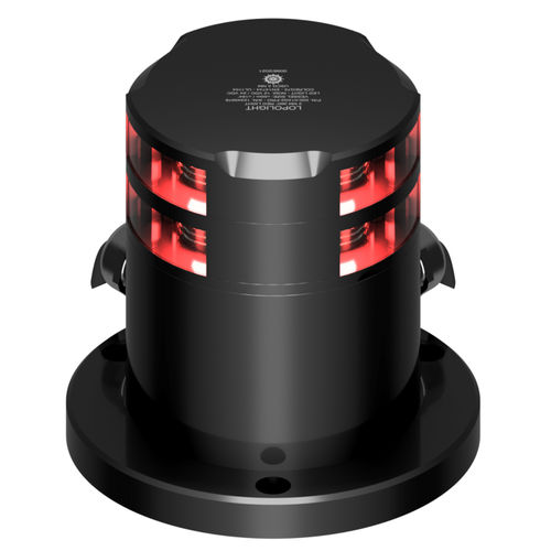 Luz de navegação para navio - 300-114G2ST-PRO - Lopolight - de LED / vermelha / horizontal