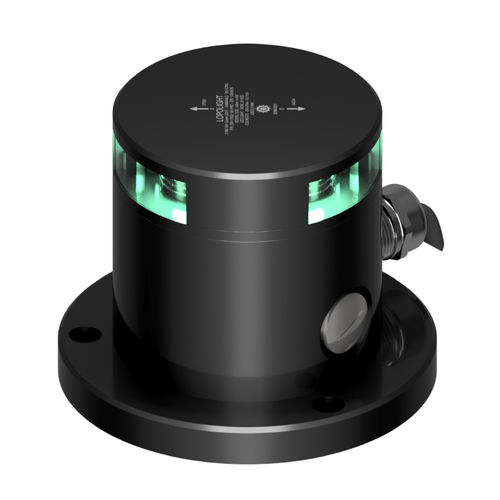Luz de navegação para navio - 300-115G2-PRO-180 - Lopolight - de LED / verde / horizontal
