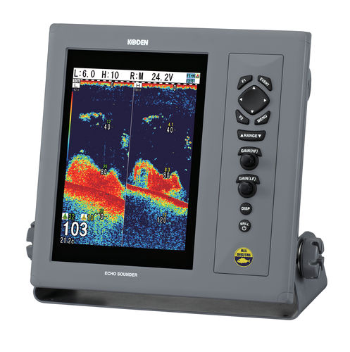 Ecossonda para barco - CVS-1410B - Koden electronics - frequência dupla / digital