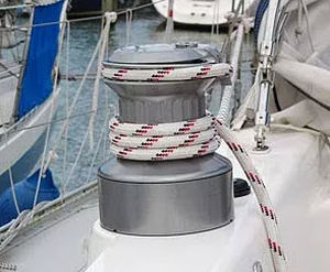 Catraca auto enrolante - Elite serie silver - msm PowerSailwinch - elétrica / 1 velocidade / em alumínio anodizado