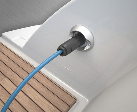 Tomada elétrica para barco - Navix - fêmea