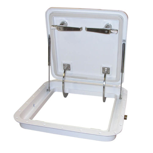 Gaiuta para iate - LY-V series - Olcese Ricci - quadrada / flush (montagem nivelada) / com duas travas internas