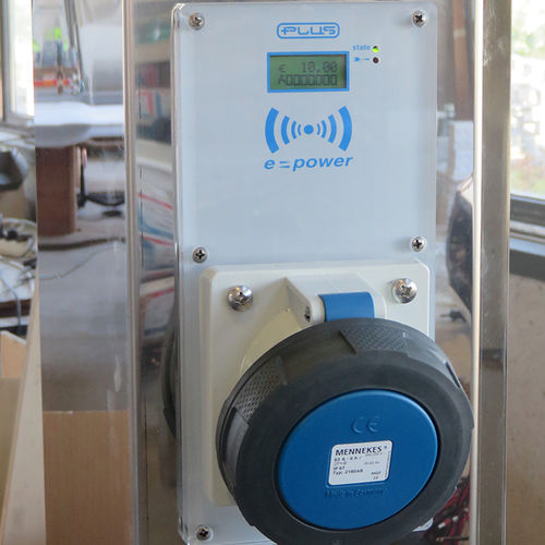 Sistema de pagamento com cartão para totens de píer - E-POWER SOCKET - Plus Marine