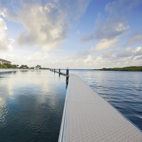 Píer flutuante - Poralu Marine - de atracação / para marina / em alumínio