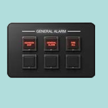 Painel de comando para barco - Commander 316  - Radio Zeeland DMP - de alarme