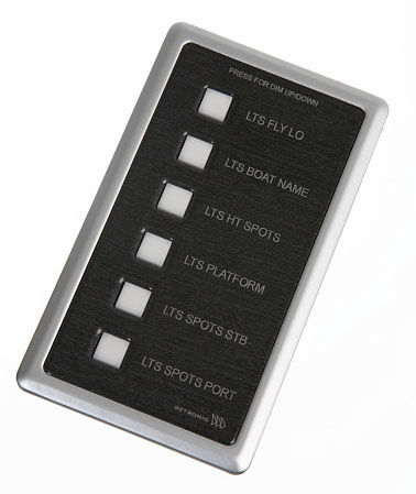 Painel de instrumentos motorizado - LTS - Retronic - para barco