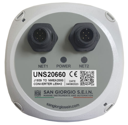 Conversor de sinal - Single Engine - San Giorgio S.E.I.N srl - analógico / NMEA / náutico