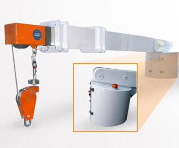Guindaste para navio - 2000 CE - Sanguineti Chiavari produzione articoli nautici s. - para iate / telescópico / hidráulico