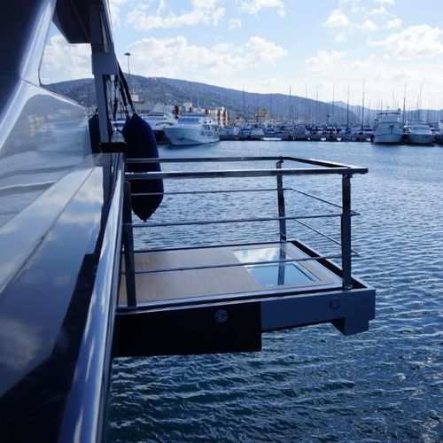 Balaustrada para iate - Sanguineti Chiavari produzione articoli nautici s.