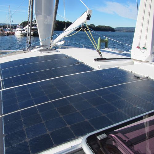 Painel solar flexível - POWER M-SERIES - SOLARA - de silício monocristalino / para barco