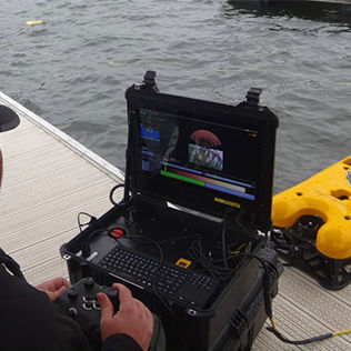 Console de comando para ROV - VideoRay