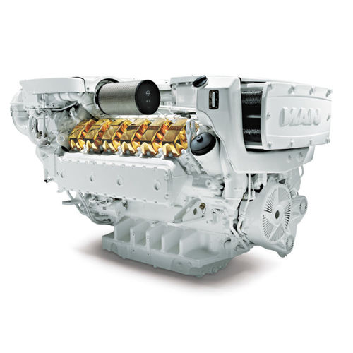 Motor de centro - V12-1650 - MAN Truck & Bus SE - Engines & Components - a diesel / para embarcação de recreio / common-rail