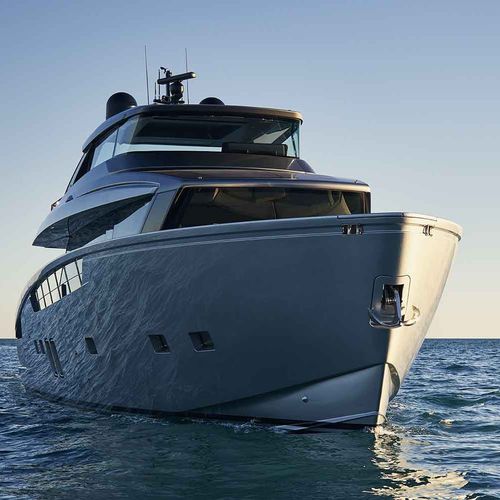 Iate a motor de cruzeiro - SX76 - Cantieri Navali San Lorenzo - trawler / clássico / com flybridge fechado