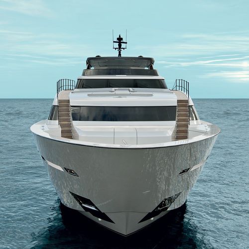 Superiate de cruzeiro - SL118 - Cantieri Navali San Lorenzo - com flybridge / 5 cabines / com casco de deslocamento