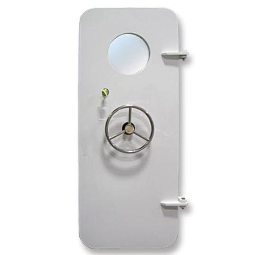 Porta para iate - 1440 Series - Freeman Marine Equipment - para barco de trabalho / à prova de água / em alumínio
