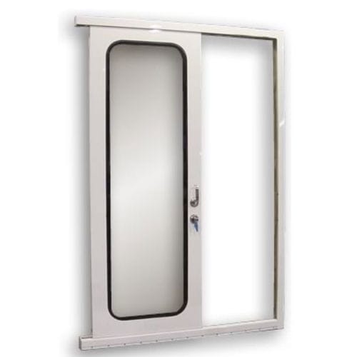 Porta de vidro para iate - 1710 Series - Freeman Marine Equipment - de popa / de correr