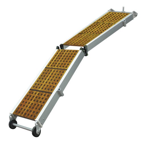 Passarela para barco - 00658 series - Eval - dobrável / manual / em alumínio
