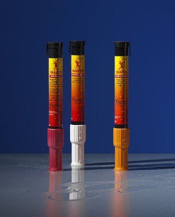 Facho manual de sinalização - Hansson Pyrotech - para navio / vermelho / SOLAS