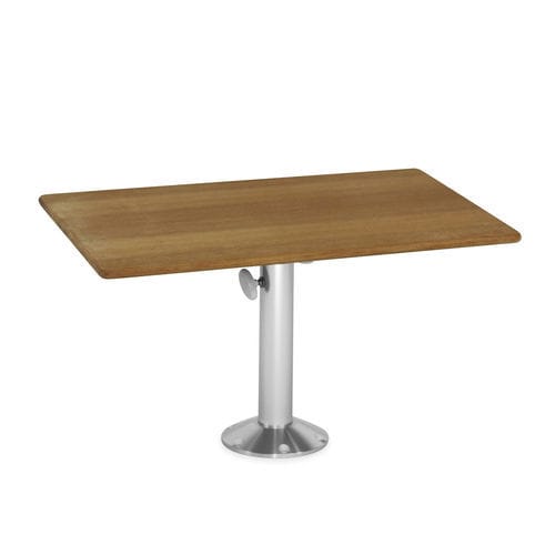 Tampo de mesa com folheado em teca - S4170T - Forma Marine Furniture, LLC. - para cockpit / para barco